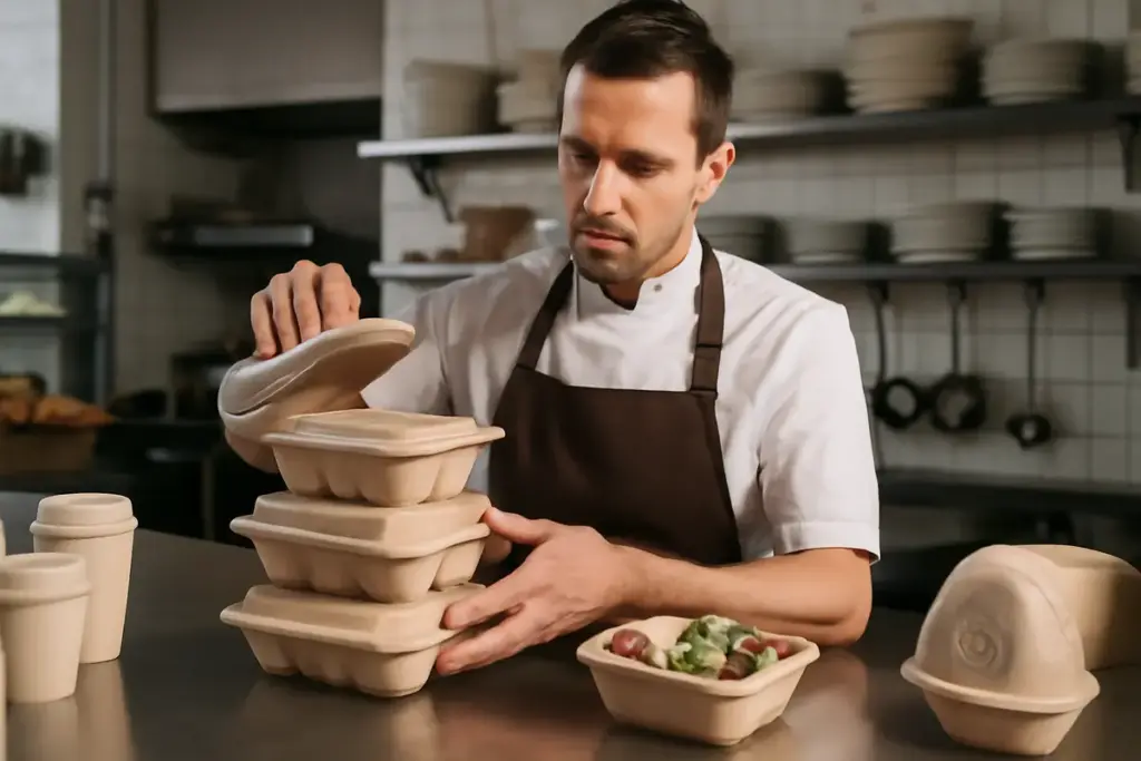 Packaging compostabile alimentare: vantaggi concreti per ristoranti e gastronomie