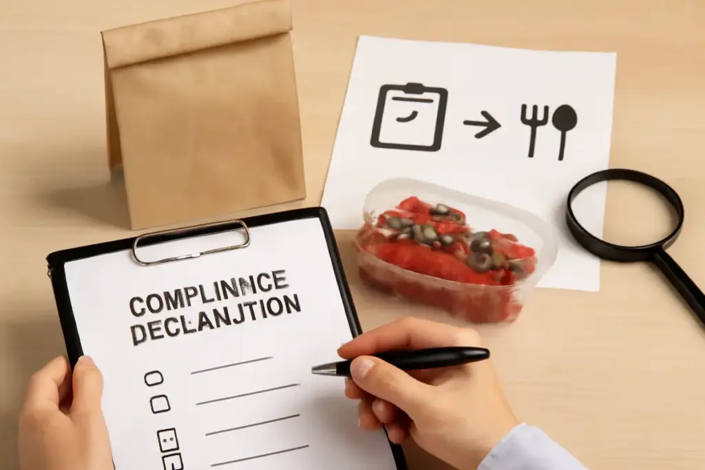Cos’è la dichiarazione di conformità per packaging alimentare? Tutti i passaggi per essere realmente in regola