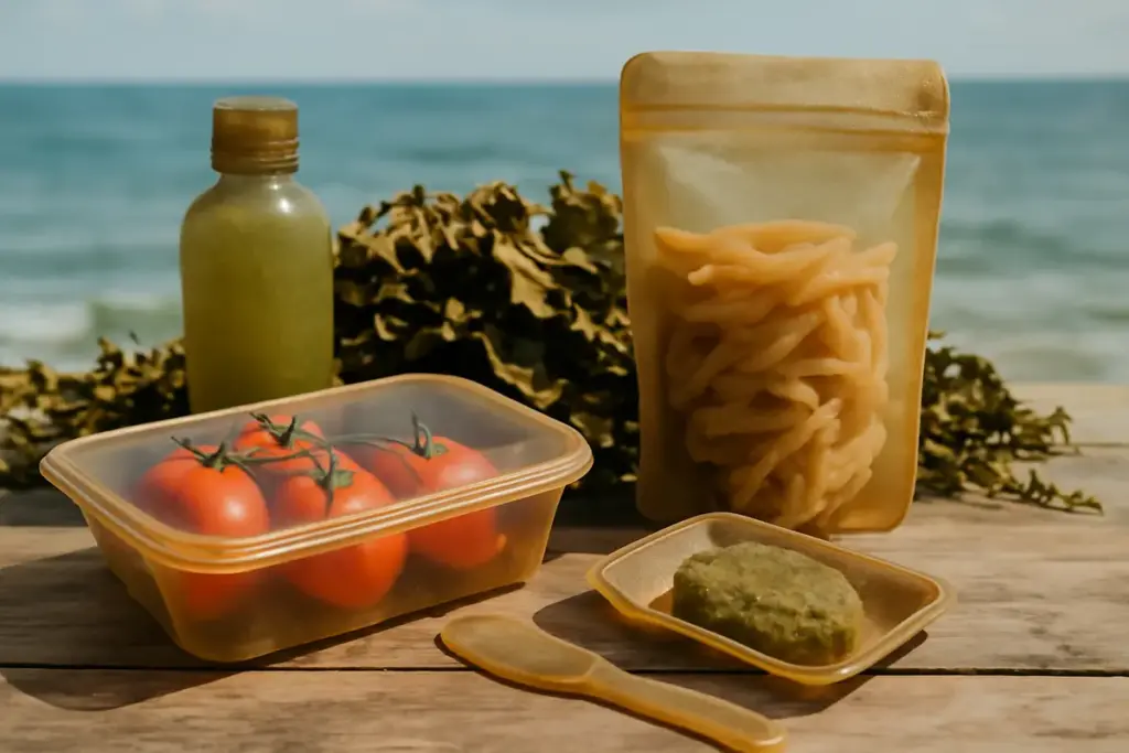 Packaging alimentare bio-based da alghe marine: futuro ecologico con filiere quasi a impatto zero