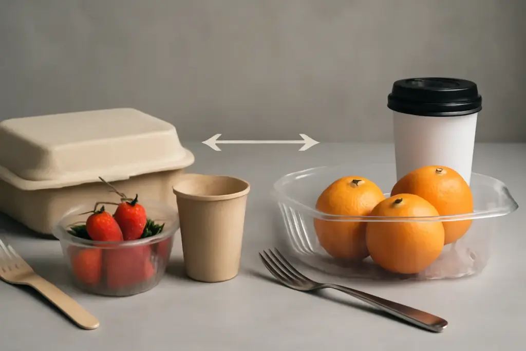 Che differenza c’è tra materiali bio-based e convenzionali negli imballaggi alimentari? La guida per aziende in cerca di vantaggi competitivi