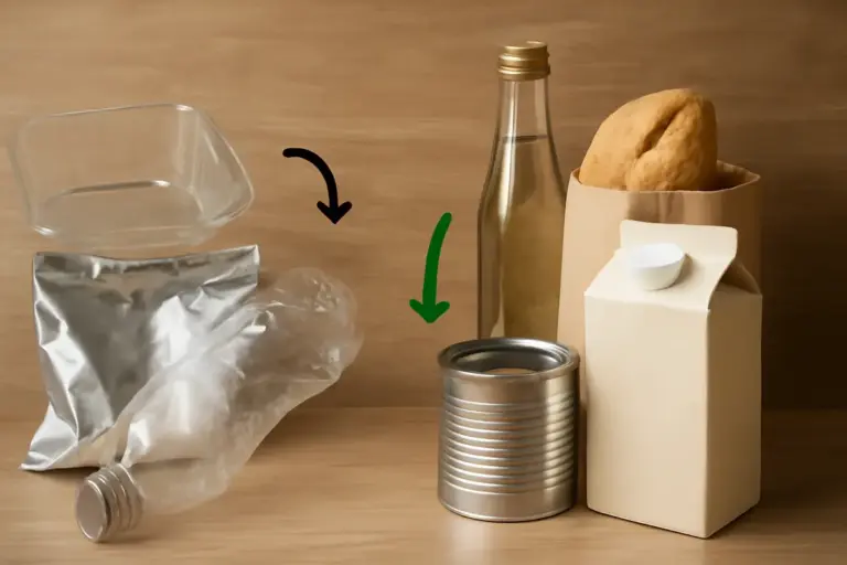 Qual è la differenza tra imballaggi alimentari riciclabili e davvero riciclati? Cosa controllare sulle etichette per evitare sorprese